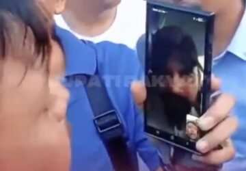 Lagi Kerja Luar Daerah, Bupati Al-Farlaky Serap Aspirasi Pendemo Via Video Call
