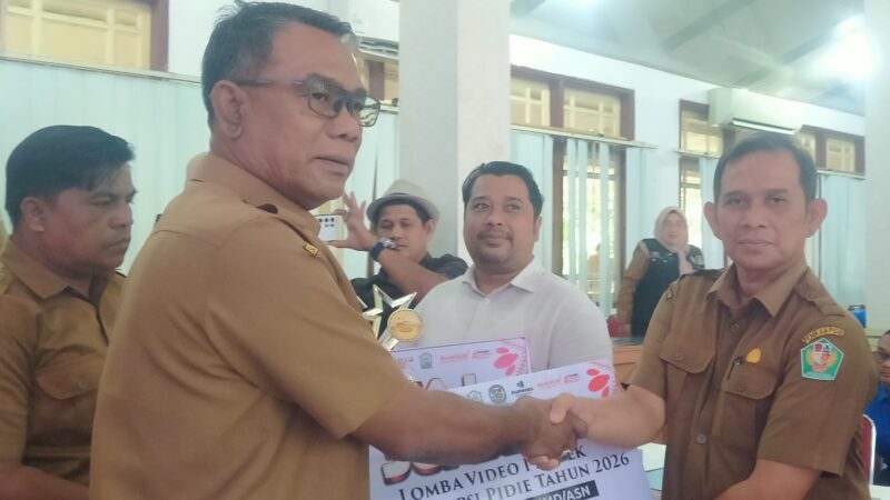 Lomba Video Pendek Antikorupsi Juara Dua Diraih Oleh Dinas Disparpora Pidie