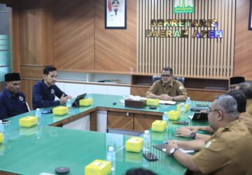 Plt. Sekda Aceh Terima Audiensi Komisioner KPIA, Perkuat Kolaborasi Pengawasan Penyiaran