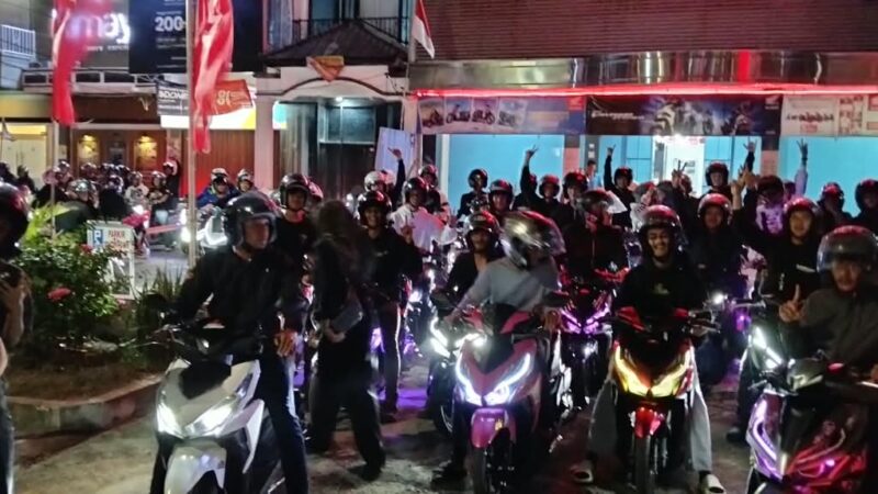 Bikers Honda Banda Aceh Ramaikan Malam dengan New Vario 160 Night Ride