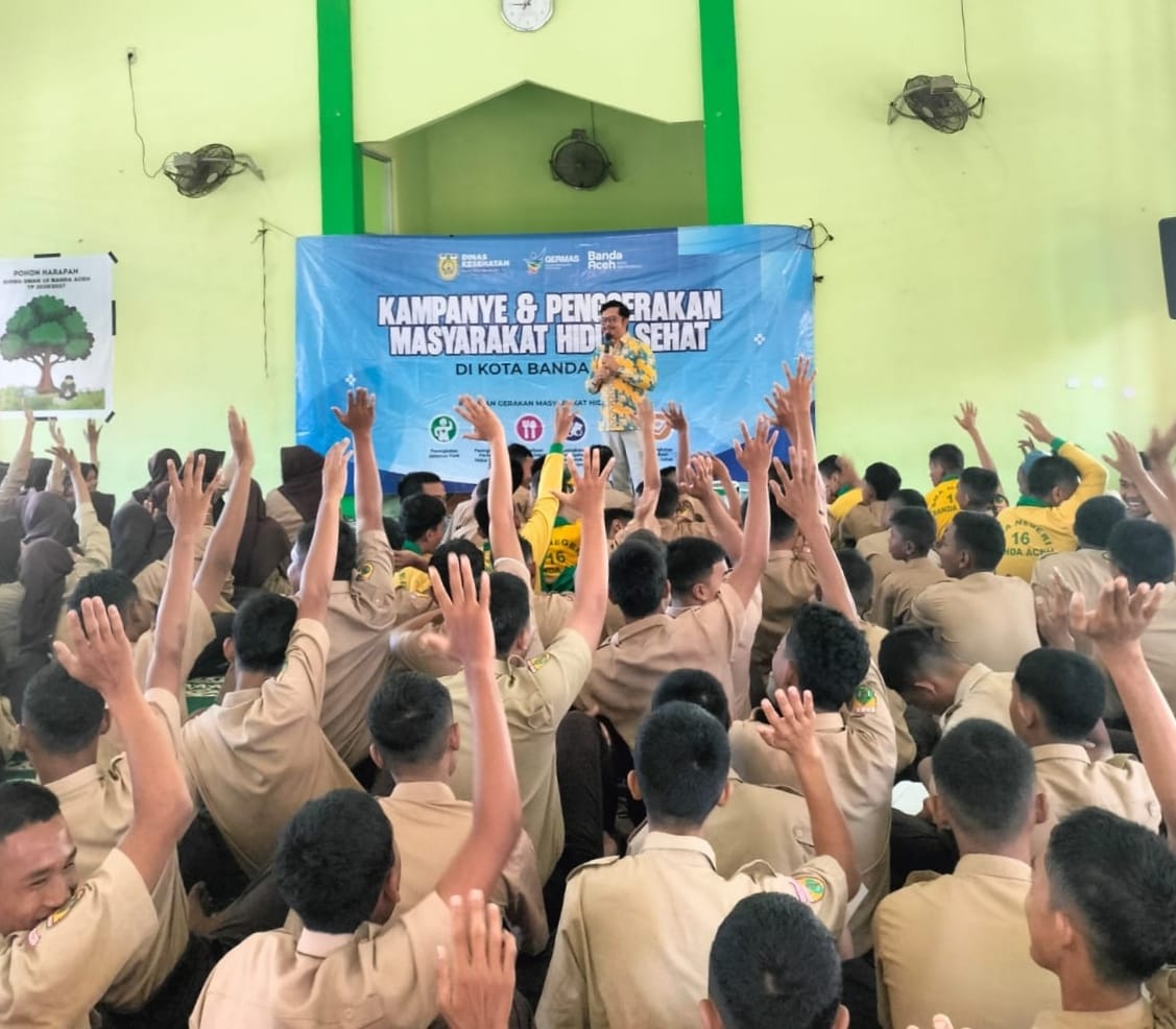 Dinkes Banda Aceh kampanyekan masyarakat hidup sehat bagi anak sekolah di Banda Aceh