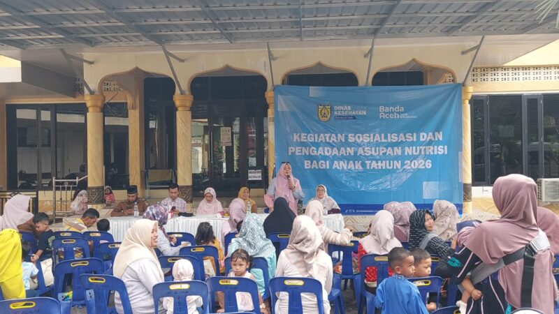 Dinkes Banda Aceh Dorong Orang Tua Penuhi Nutrisi Anak Sejak Dini