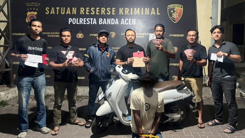 Uang Rp100 Juta Toke Padi Dicuri saat Salat Zuhur, Pelaku Sempat Tanam Modal Rp30 Juta untuk Jualan Ikan di Lampulo