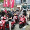 Bikers Honda Adu Sambung Lirik dan Foto Bareng di Stylo Sound Ride