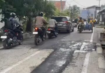 PUPR Banda Aceh Tangani 21 Titik Jalan Rusak di Peurada Utama