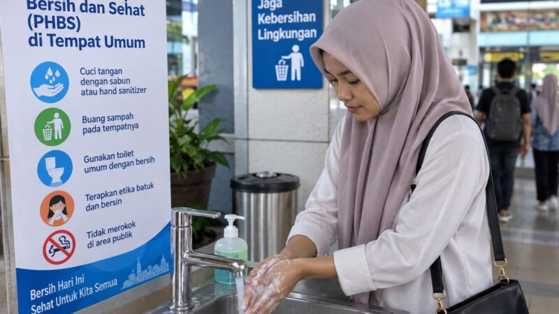 Saat di Tempat Umum, Dinkes Ingatkan Warga Tetap Jaga Kebersihan