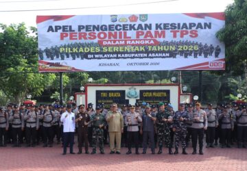 Bupati Taufik Ikuti Apel persiapan Pengamanan Pilkades Asahan 2026