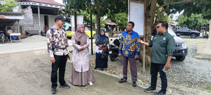 Pansus DPRK Aceh Barat Tinjau Rencana Peningkatan Jalan Menuju Pesantren di Ujong Tanjong