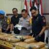 Hampir 40 Kg Ganja Disita di Kuala Langsa, Dua Pria Diduga Pengedar Ditangkap