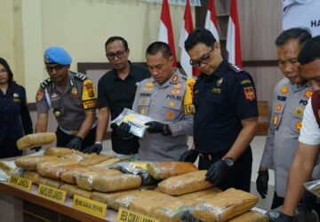 Hampir 40 Kg Ganja Disita di Kuala Langsa, Dua Pria Diduga Pengedar Ditangkap