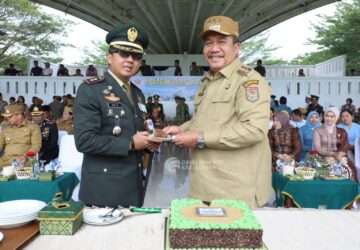 Bupati Asahan Ikuti Upacara HUT ke-81 TNI, Dorong Sinergi TNI-Polri dan Pemda