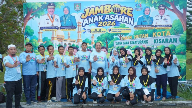 Bupati Tutup Jambore Anak 2026, Anak Asahan Harus Berani dan Berprestasi