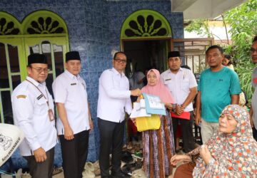 Bentuk Kepedulian Pemerintah, Wakil Wali Kota Tanjungbalai Serahkan Bantuan kepada Korban Kebakaran