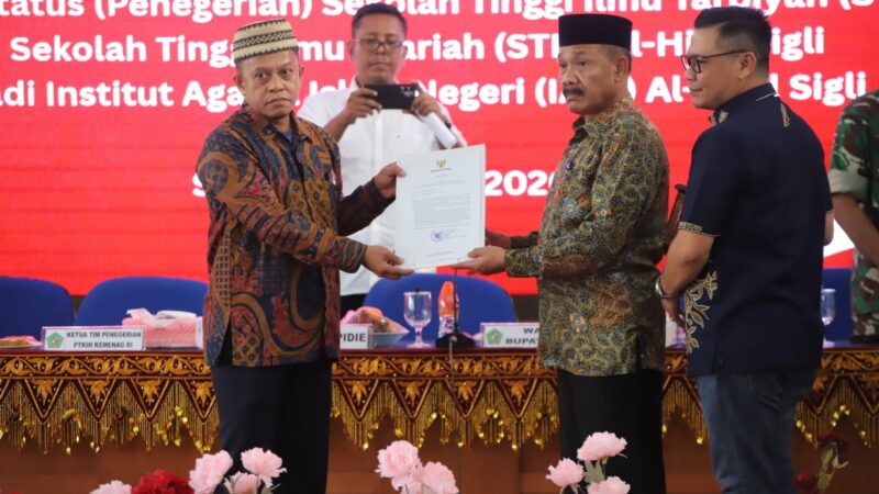 FGD Finalisasi Proposal Alih Bentuk dan Status Penegerian AL-Hilal Sigli Menjadi IAIN AL-Hilal Sigli