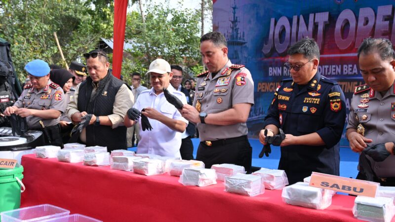 ‎Kapolri Ungkap Laboratorium Narkoba di Pidie, Hampir 1,2 Ton Sabu Berhasil Diungkap