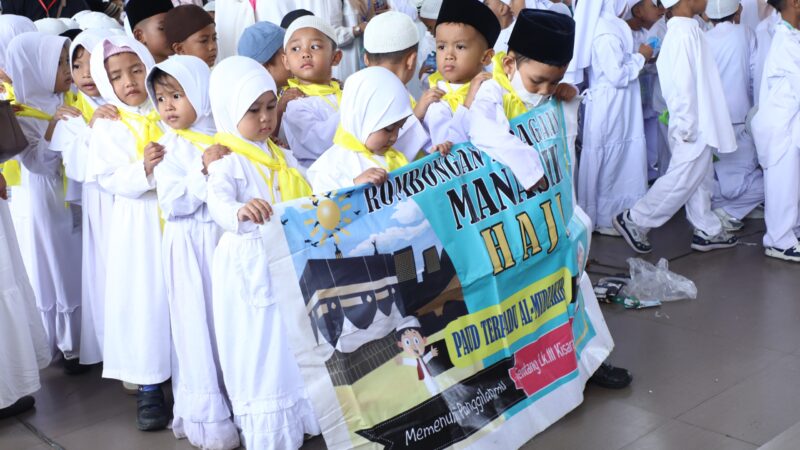 1.243 Anak dari 62 PAUD di Asahan Ikuti Manasik Haji Cilik 2026