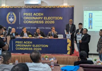 Kongres di Sigli, Nazir Adam Kembali Dipercaya Pimpin PSSI Aceh