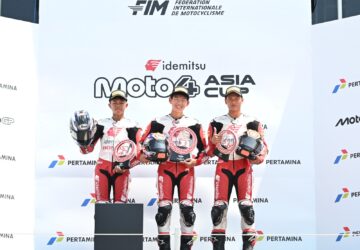 Bintang dan Resky Rebut Podium Moto4 Asia Cup di Mandalika