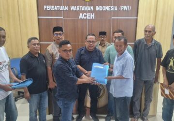 Nasir Nurdin, Kandidat Pertama Serahkan Berkas Calon Ketua PWI Aceh