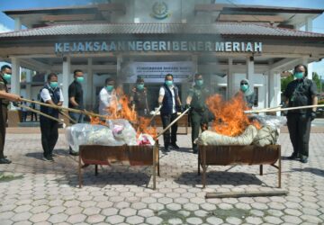 Polres Bener Meriah Hadiri Pemusnahan Barang Bukti Inkracht, 16 Perkara Narkotika Dimusnahkan
