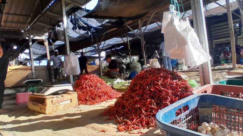 Harga Cabe di Panton Labu Tembus Rp60 Ribu Per Kilogram