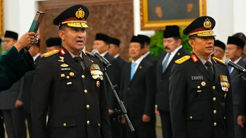 Presiden Resmi Lantik Suyudi Ario Seto sebagai Kapolri, Gantikan Listyo Sigit Prabowo  Wahyu Hadiningrat Jadi Wakapolri