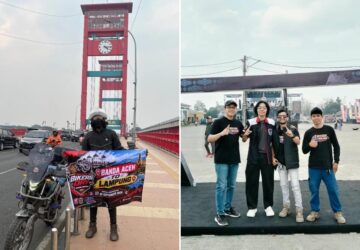 Enam Hari di Jalan, Bikers Aceh Tempuh 4.566 KM Demi HBD
